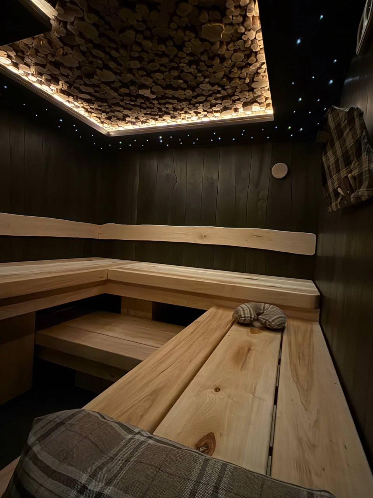 Atelier sauna installation — Interior space