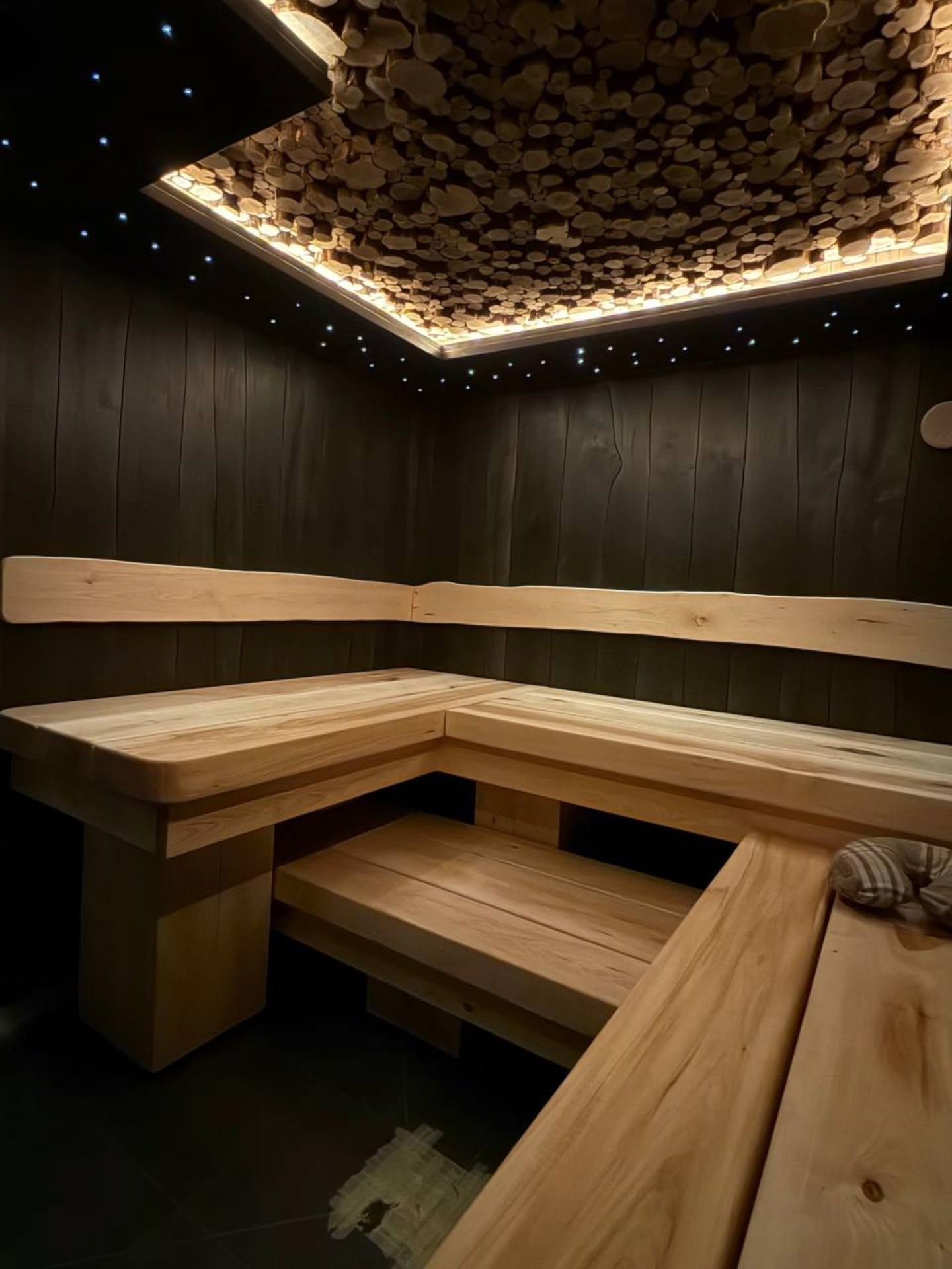 Atelier sauna installation — Starry sky