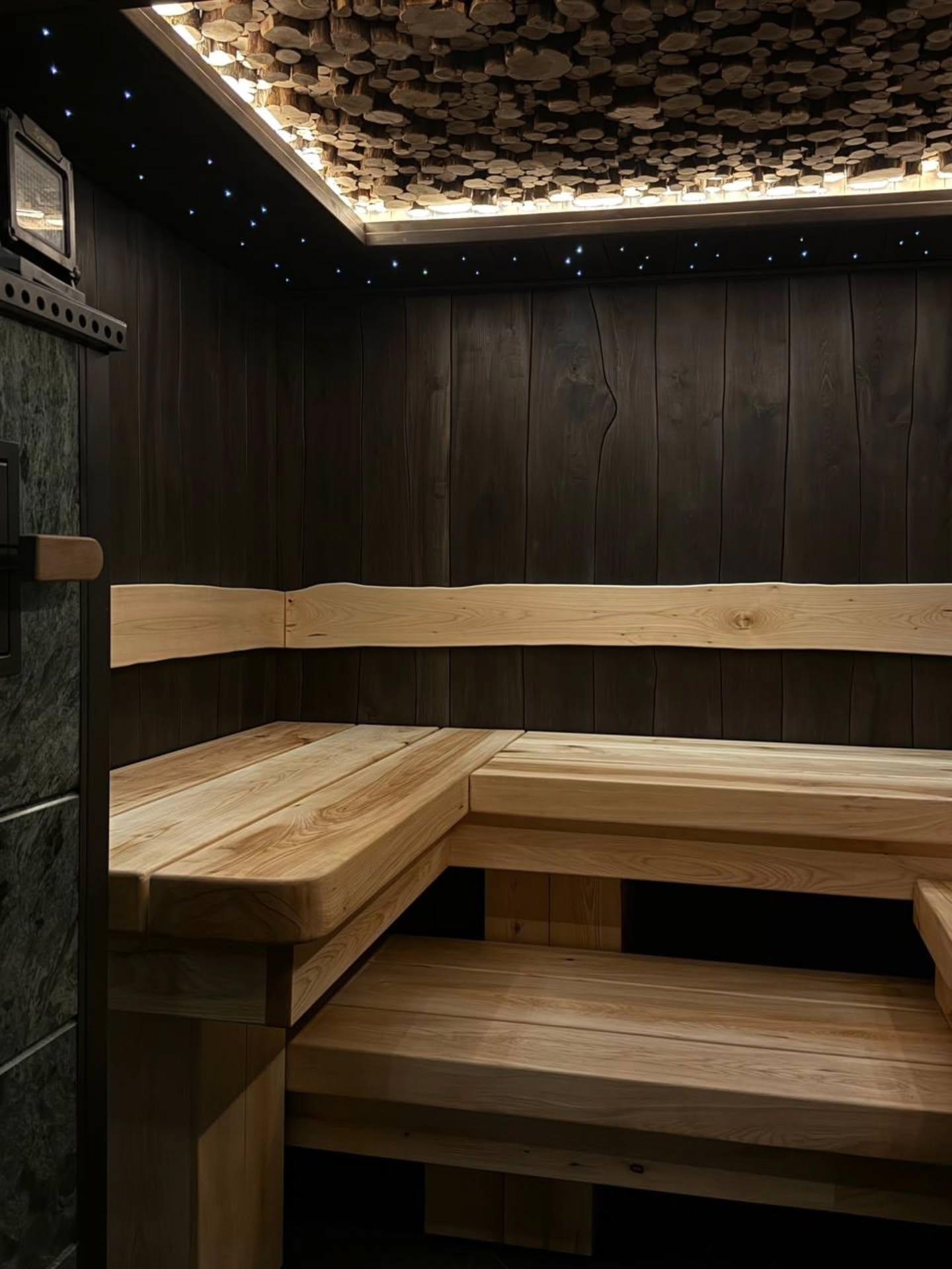 Atelier sauna installation — Stone heater